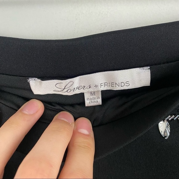 NWT LOVERS + FRIENDS black diamond waist skirt - Picture 4 of 5